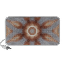 Gray and Brown Industrial Kaleidoscope 3 Notebook Speakers