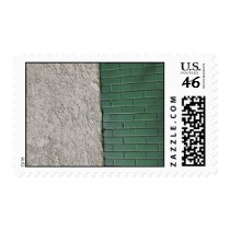 gray and green stamps