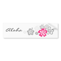 Gray and Pink Hibiscus designs