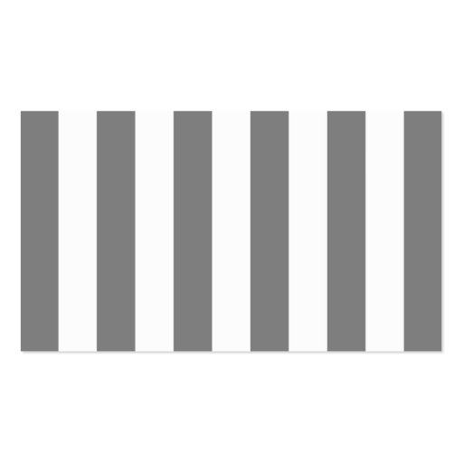 Gray and White Stripes Business Card Templates (front side)