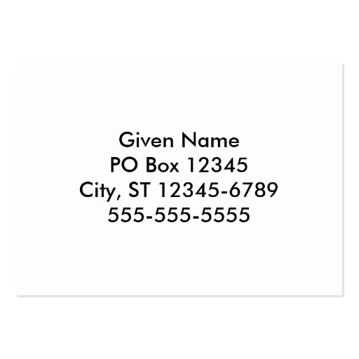 Gray and White Stripes Business Cards (back side)