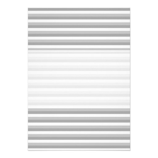 Gray and white stripes. Pattern. Custom Invitation