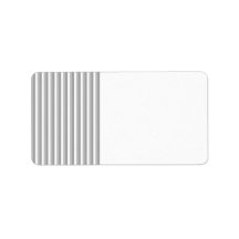 Gray and white stripes. Pattern. Custom Address Label