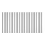 Gray and white stripes. Pattern. Customized Photo Card