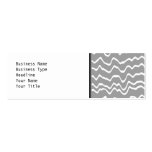 Gray and White Wave Pattern. Business Card Templates