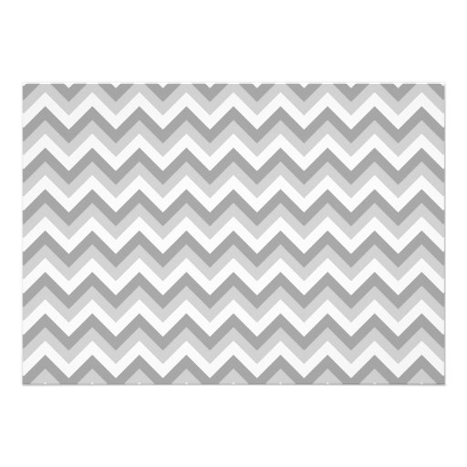 Gray and White Zigzag Pattern. Announcement