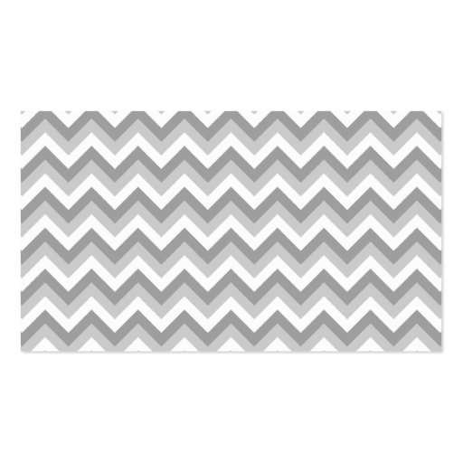 Gray and White Zigzag Pattern. Business Cards (back side)