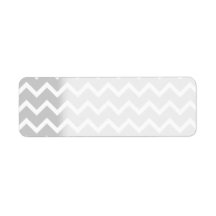 Gray and White Zigzag Stripes. Labels