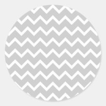 Gray and White Zigzag Stripes. Sticker