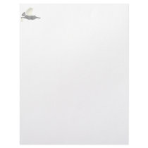 Gray Angel Cat With Yellow Wings letterhead by mydeas Gray Angel Cat With Yellow Wings letterhead