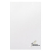 Gray Angel Cat With Yellow Wings stationery by mydeas Gray Angel Cat With Yellow Wings stationery