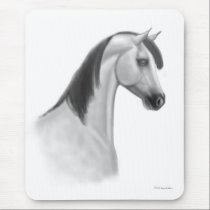 Gray Arabian Horse Mousepad