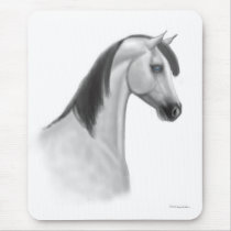 Gray Arabian Horse Mousepad by twopurringcats Gray Arabian Horse Mousepad