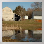 Gray Barn - Reflections of Serenity Print