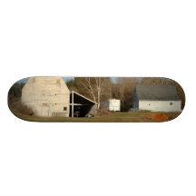 Gray Barn - Reflections of Serenity Custom Skate Board