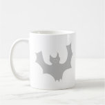 Gray Bat Cartoon Coffee Mug