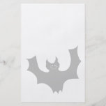 Gray Bat Cartoon Full Color Flyer