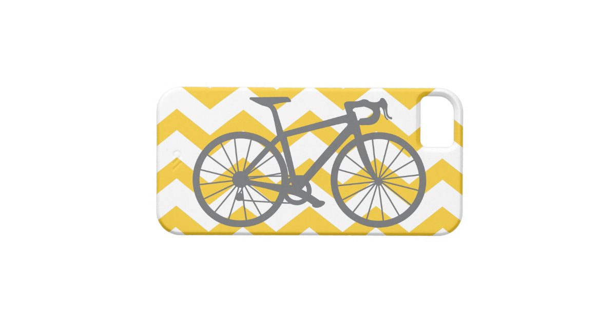 Gray bicycle iPhone case | Zazzle