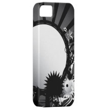 Gray black and white abstract case iPhone 5 cover