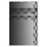 Gray, Black and White Squares Pattern. Personalized Flyer