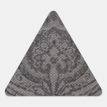 Gray/Black Design Triangle Stickers