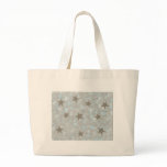 Gray Blue Bubbles & Silver Stars Canvas Bags bags