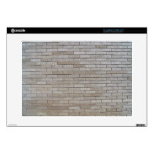 Gray Brick Wall Seamless Pattern 15" Laptop Decal