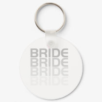 Gray Bride Fade keychains