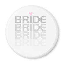 Gray Bride Fade magnets