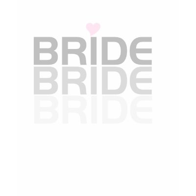 Gray Bride Fade Tee Shirt by weddingsareus