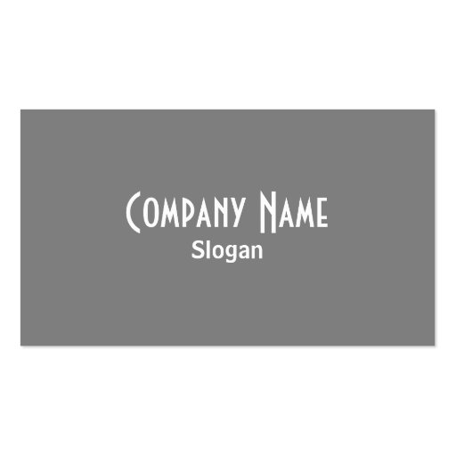 Gray Business Card