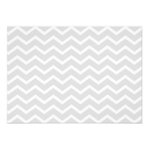 Gray chevron lemon neutral baby shower personalized announcements
