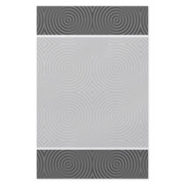 Gray circles design. Modern Pattern. Personalized Flyer
