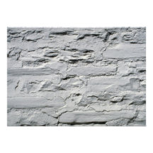 Gray concrete with exposed bricks custom invitations