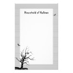 Gray Dead Tree Stationery