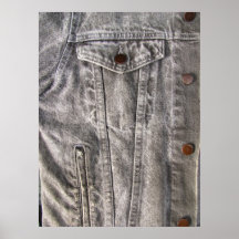Gray Denim ~ print