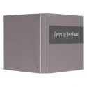 Gray Diamond Poetry Binder