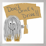 Gray Dont Drink & Drive posters