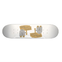 Gray Dont Drink & Drive Skate Board Deck