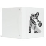 Gray Dribble 3 Ring Binders