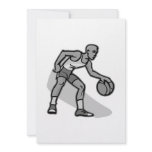 Gray Dribble Personalized Invitations