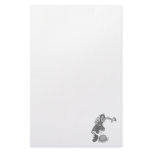 Gray dribble stationery design
