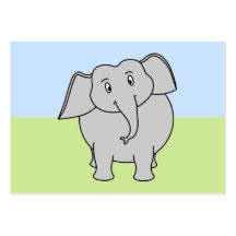 Gray Elephant Business Card Templates
