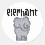 Gray Elephant Stickers