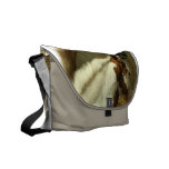 Gray Eventing Horse Messenger Bag