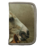 Gray Eventing Horse Wallet Folio Organizers