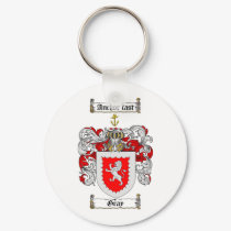 GRAY FAMILY CREST -  GRAY COAT OF ARMS keychains