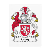 Gray Family Crest postcards by coatsofarms Gray Family Crest postcards