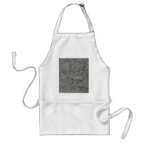 Gray felt fabric apron