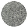 Gray felt fabric round sticker
